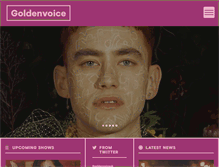 Tablet Screenshot of goldenvoice.co.uk